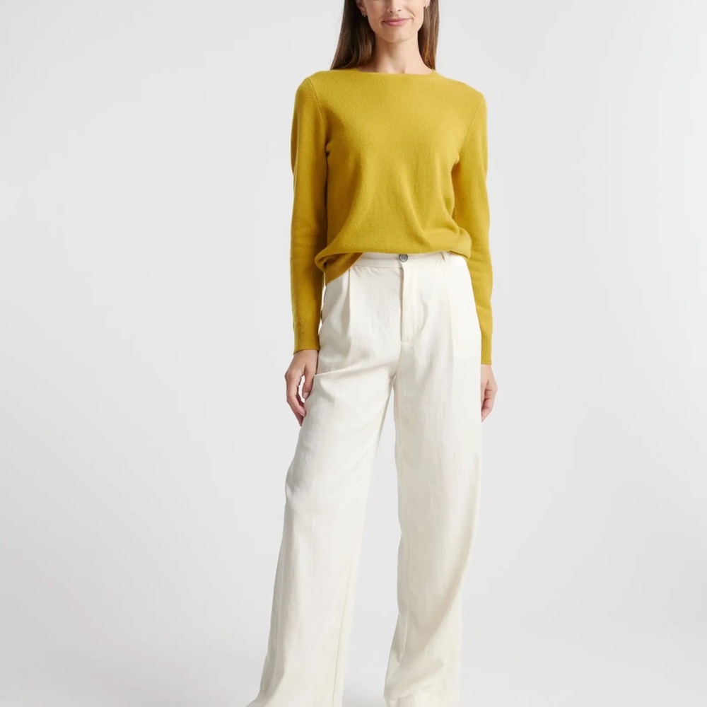 Quince Mongolian Cashmere Crewneck Sweater